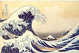 Unknown Artist The Great Wave at Kanagawa by Katsushika Hokusai painting